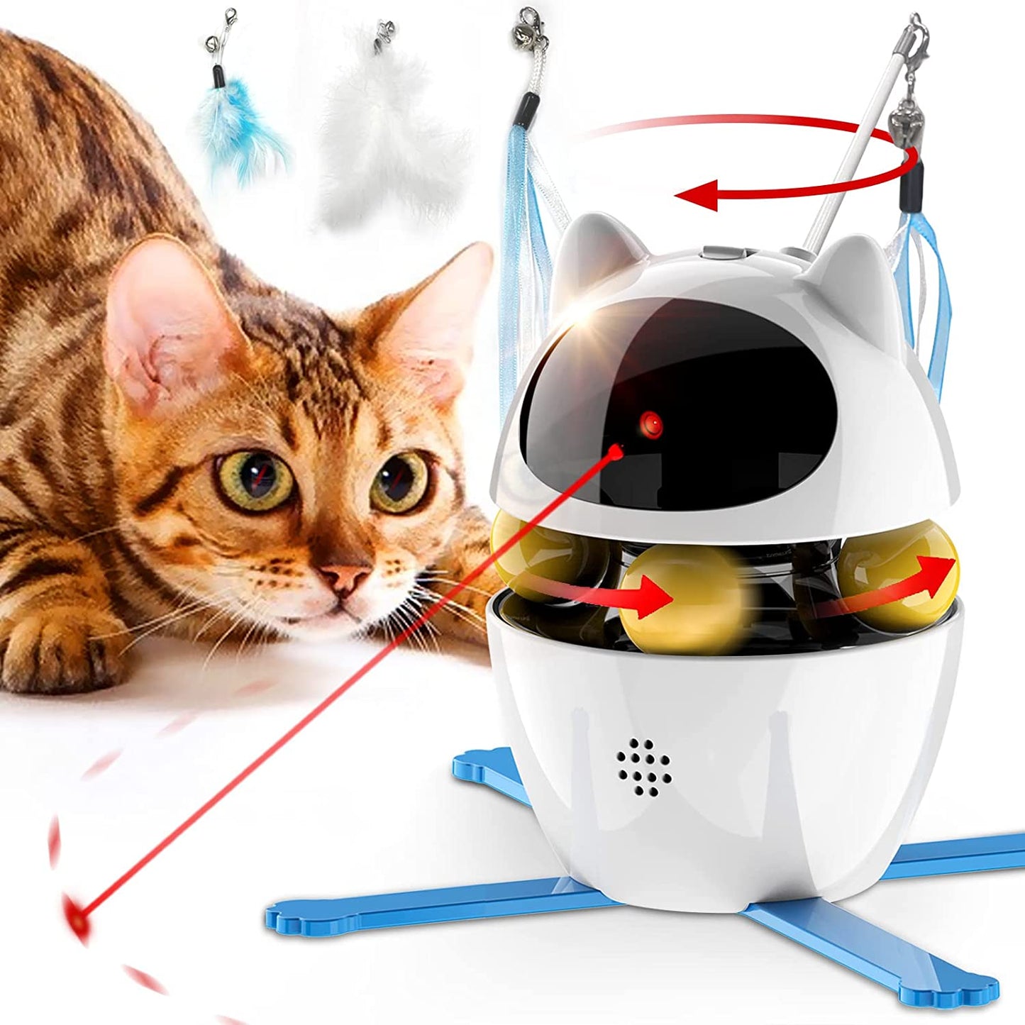 4-in-1 Smart Cat Toy