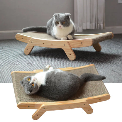 Wooden Cat Scratcher